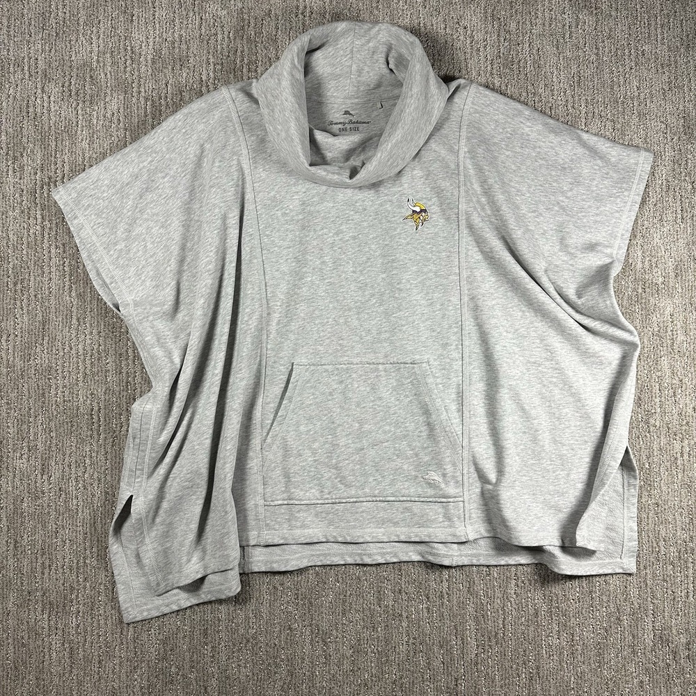 Minnesota Vikings x Tommy Bahama Women Sweatshirt‎ One Size Hoodie Poncho